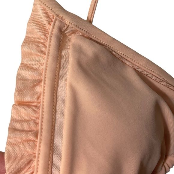 Victorias Secret String Bikini Womens Small Triangle Top Ruffle Beach Sexy Swim - Picture 5 of 16